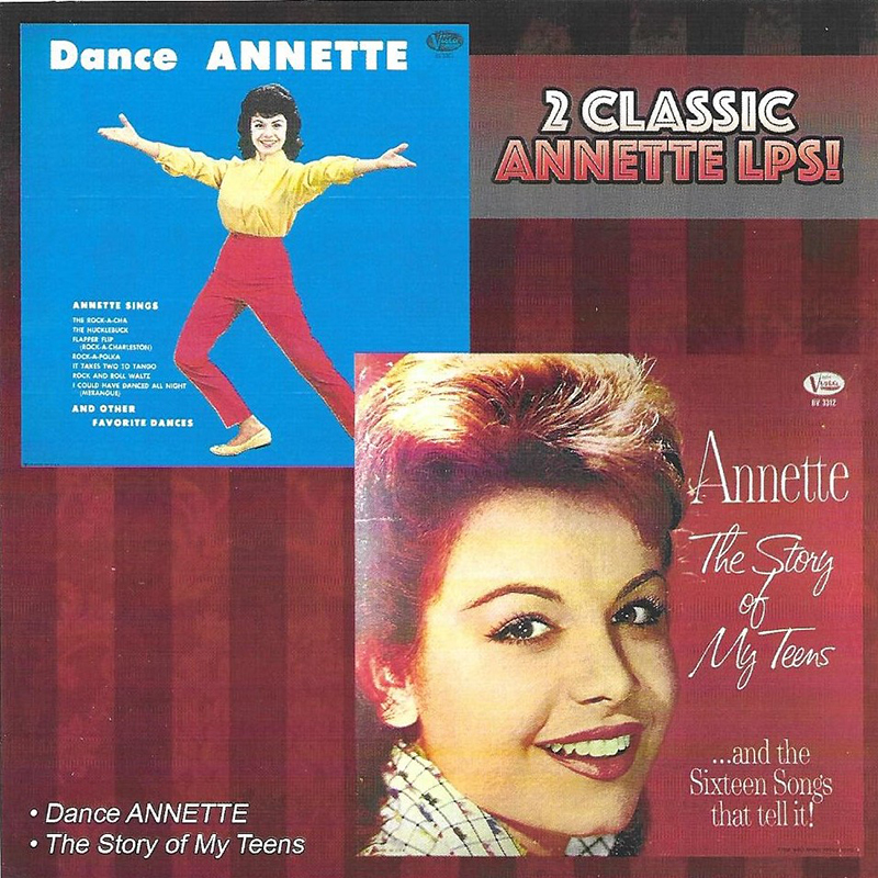 (image for) 2 Classic Annette LPs! Dance ANNETTE / The Story Of My Teens
