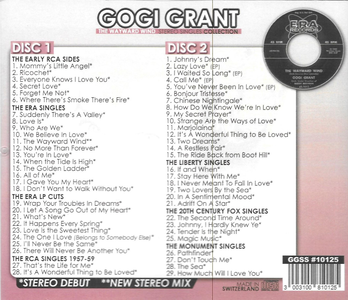 (image for) Wayward Wind-Stereo Singles Collection And More-57 Cuts-56 Stereo Debuts (2 CD)