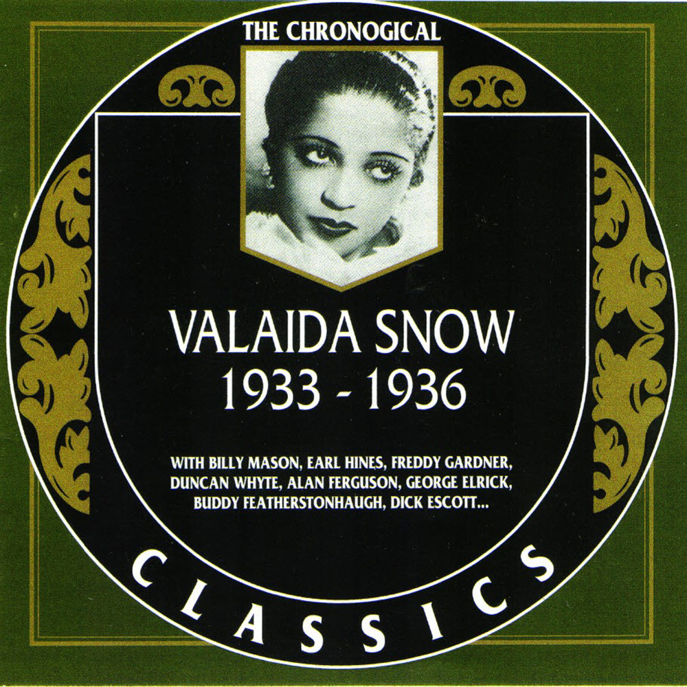 Chronological Valaida Snow 1933-1936 (image for) Chronological Valaida Snow 1933-1936