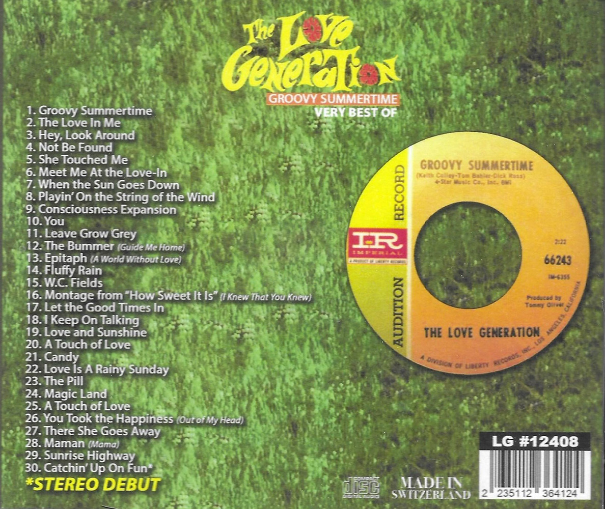 (image for) Very Best Of- Groovy Summertime - 30 Cuts - 1 Stereo Debut