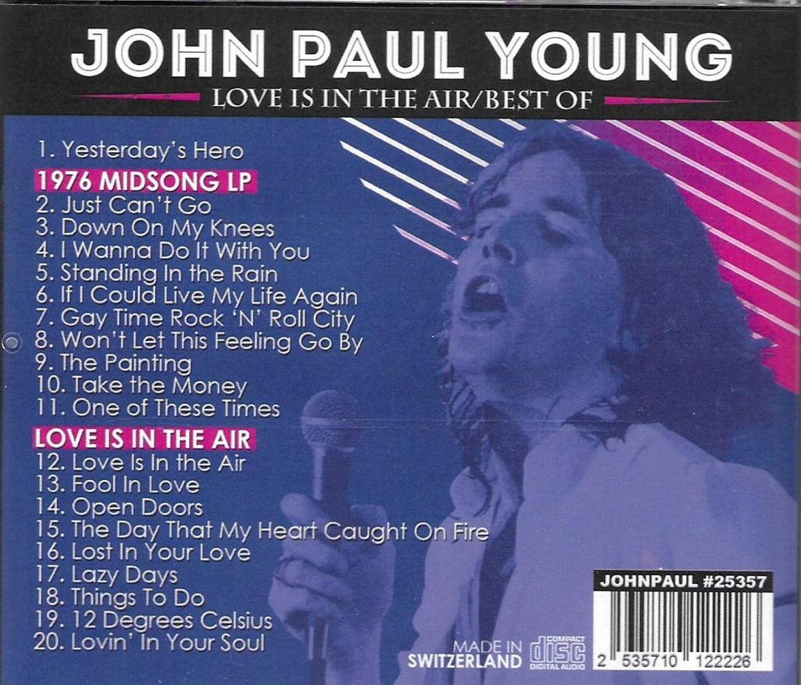 (image for) Love Is In the AirBest of-1 LPs on1 CD