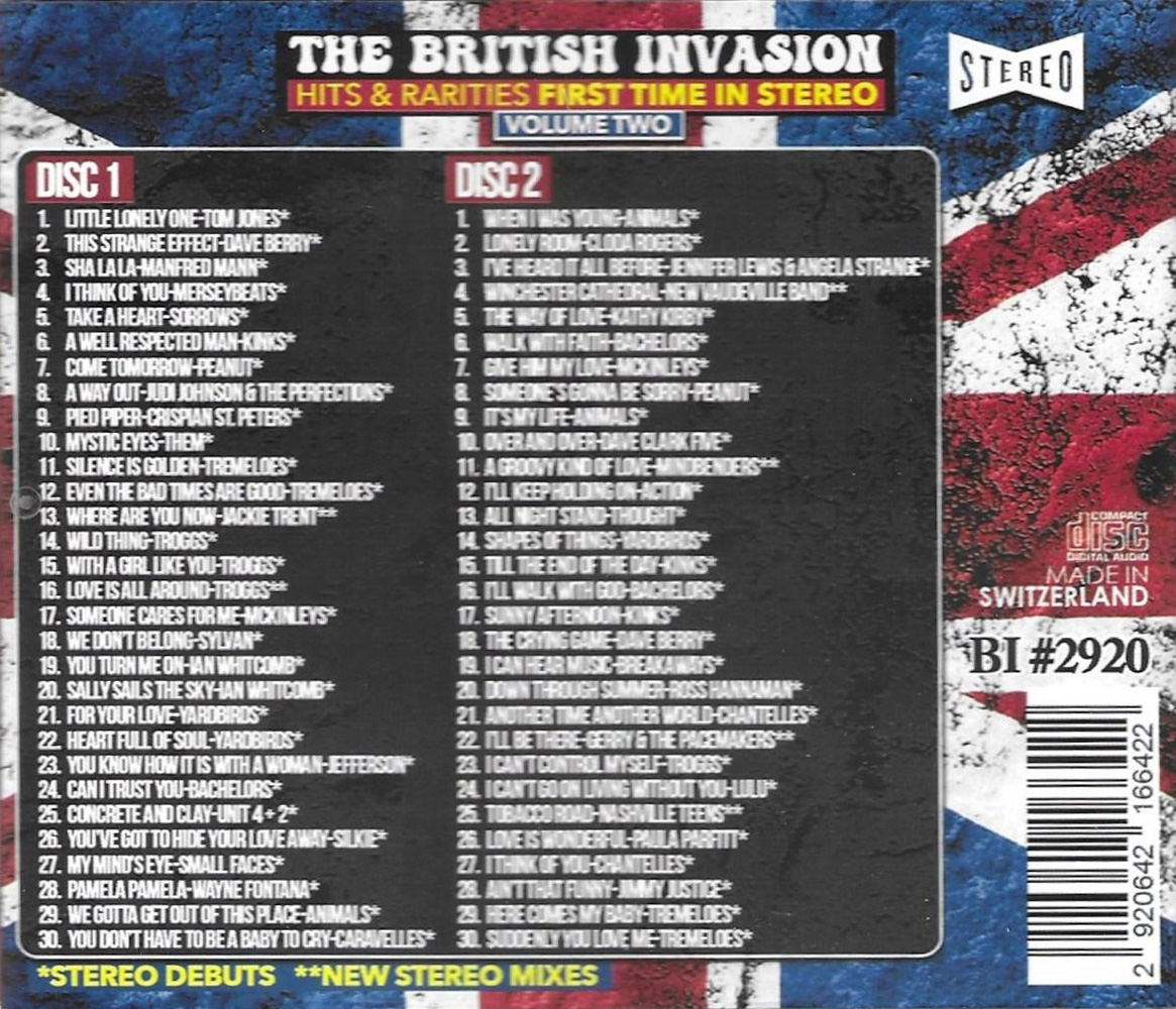 (image for) The British Invasion- Hits & Rarities First Time In Stereo, Vol. 2-60 Cuts (2 CD)