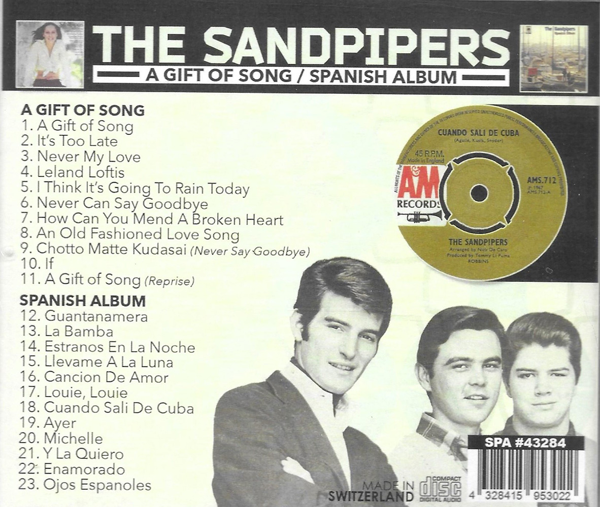 (image for) Gift Of Song-Spanish Album - 2 LPs on 1 CD