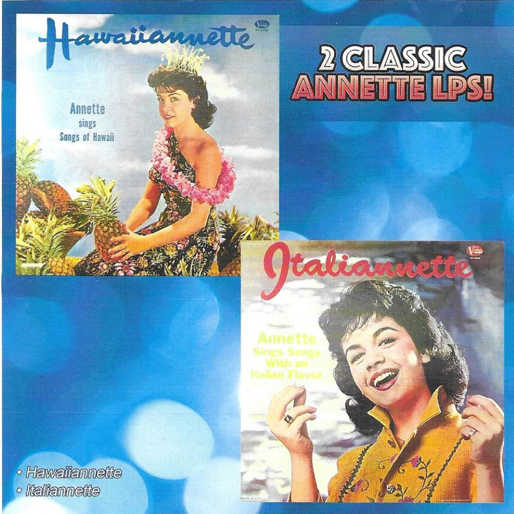 (image for) 2 Classic Annette LPs! Hawaiiannette & Italiannette
