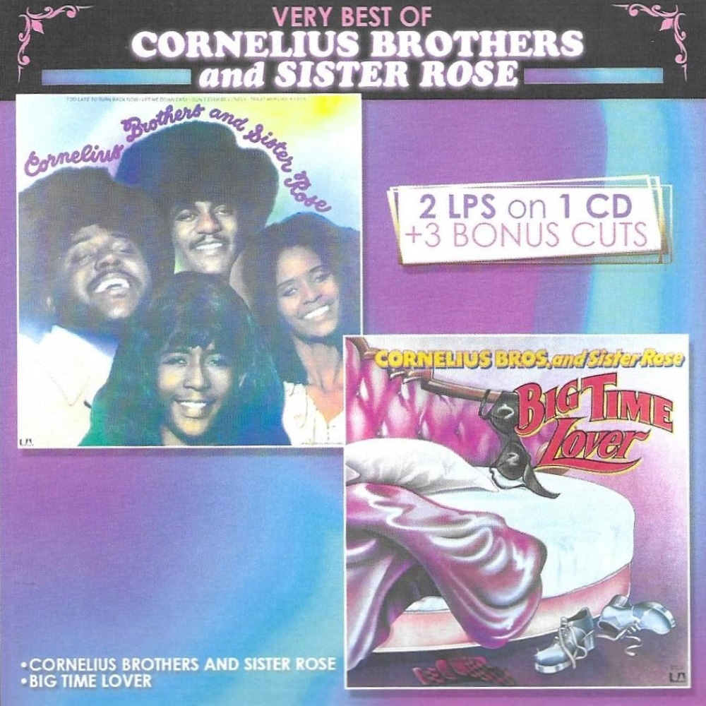 (image for) Very Best of Cornelius Brothers and Sister Rose-2 LPs on 1 CD+3 Bonus Cuts