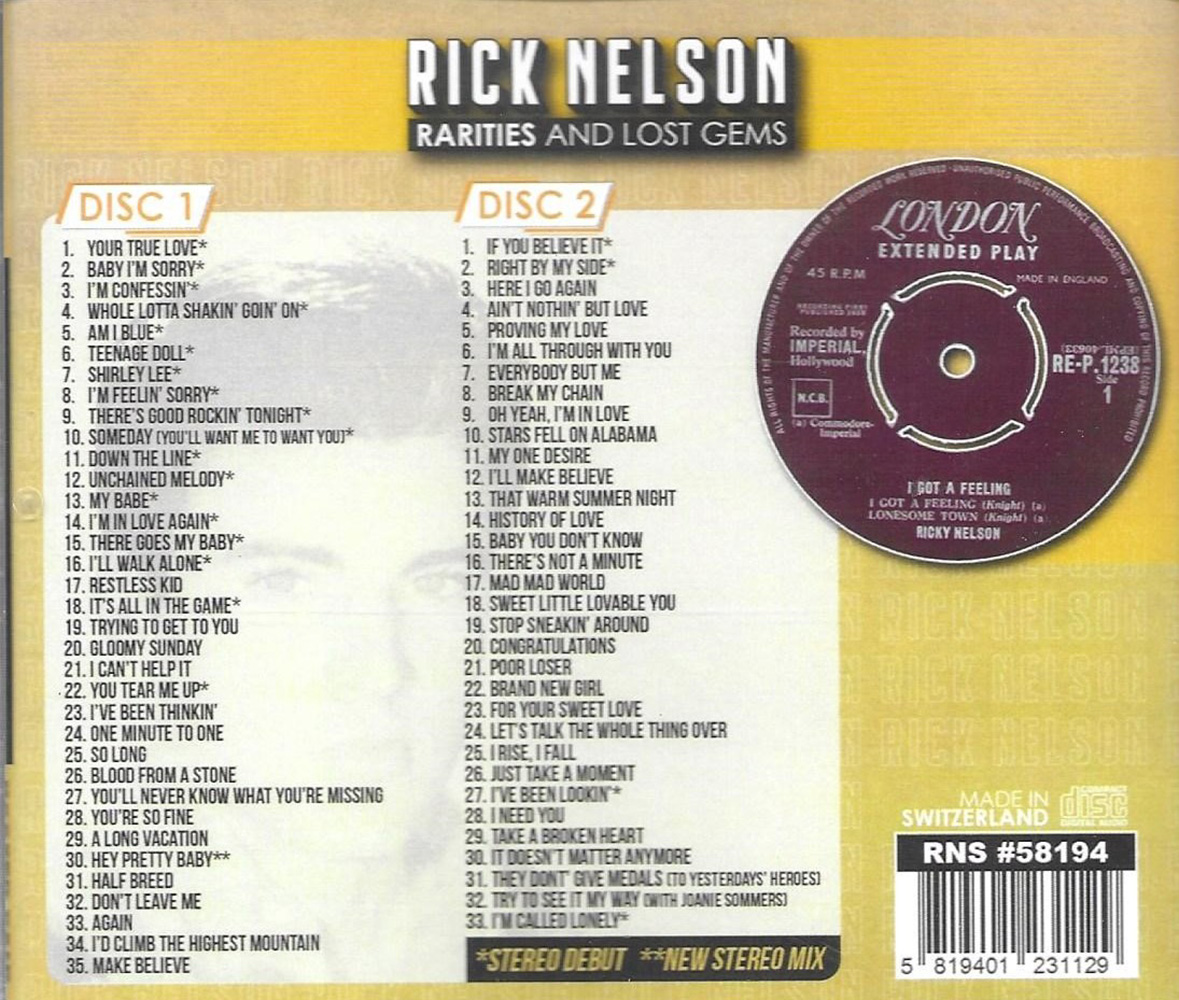 (image for) Rarities And Lost Gems-68 Cuts-22 Stereo Debuts (2 CD)