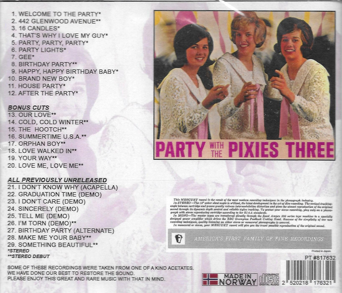 (image for) Party With The Pixies Three- Original LP+18 Bonus Cuts
