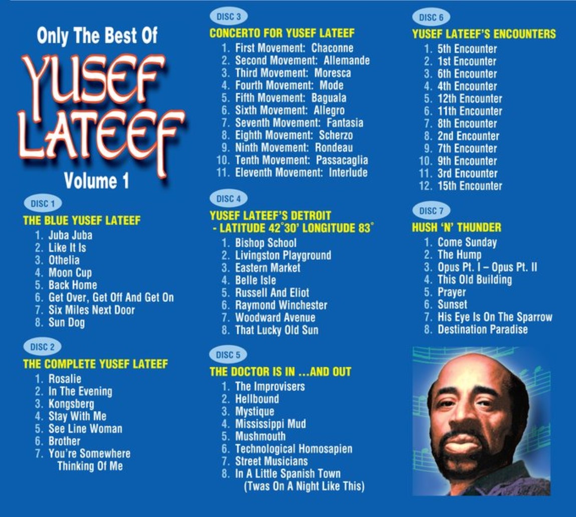 (image for) Only The Best Of Yusef Lateef, Volume 1 (7 CD)