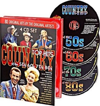 (image for) Country Top Hits Of The 50s, 60s, 70s & 80s (4 CD)