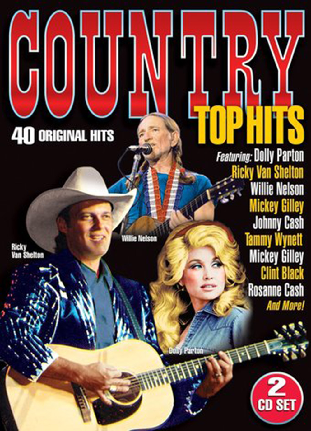 Country Top Hits-40 Original Hits (2 CD) (image for) Country Top Hits-40 Original Hits (2 CD)