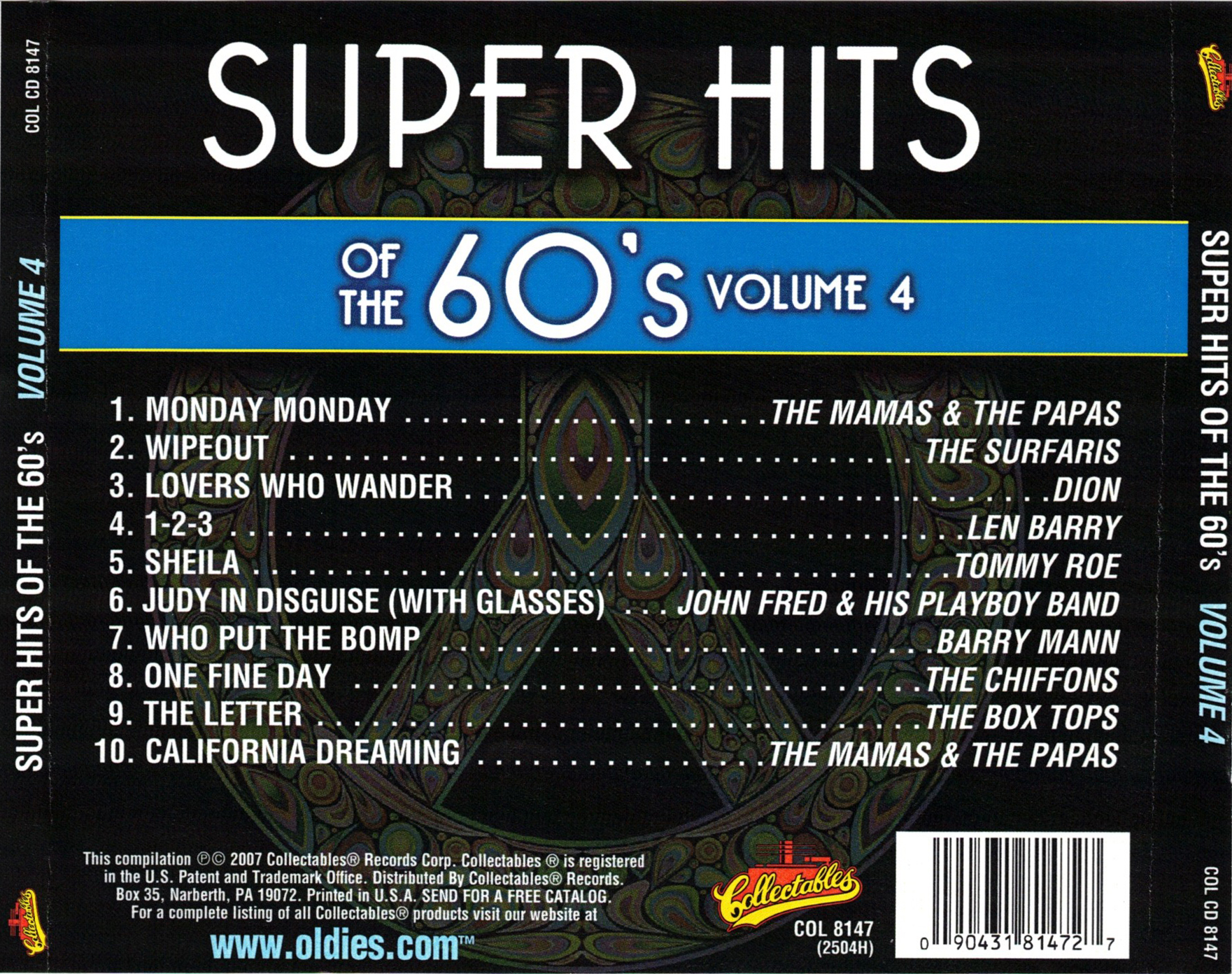 (image for) Super Hits Of The 60's, Volume 4