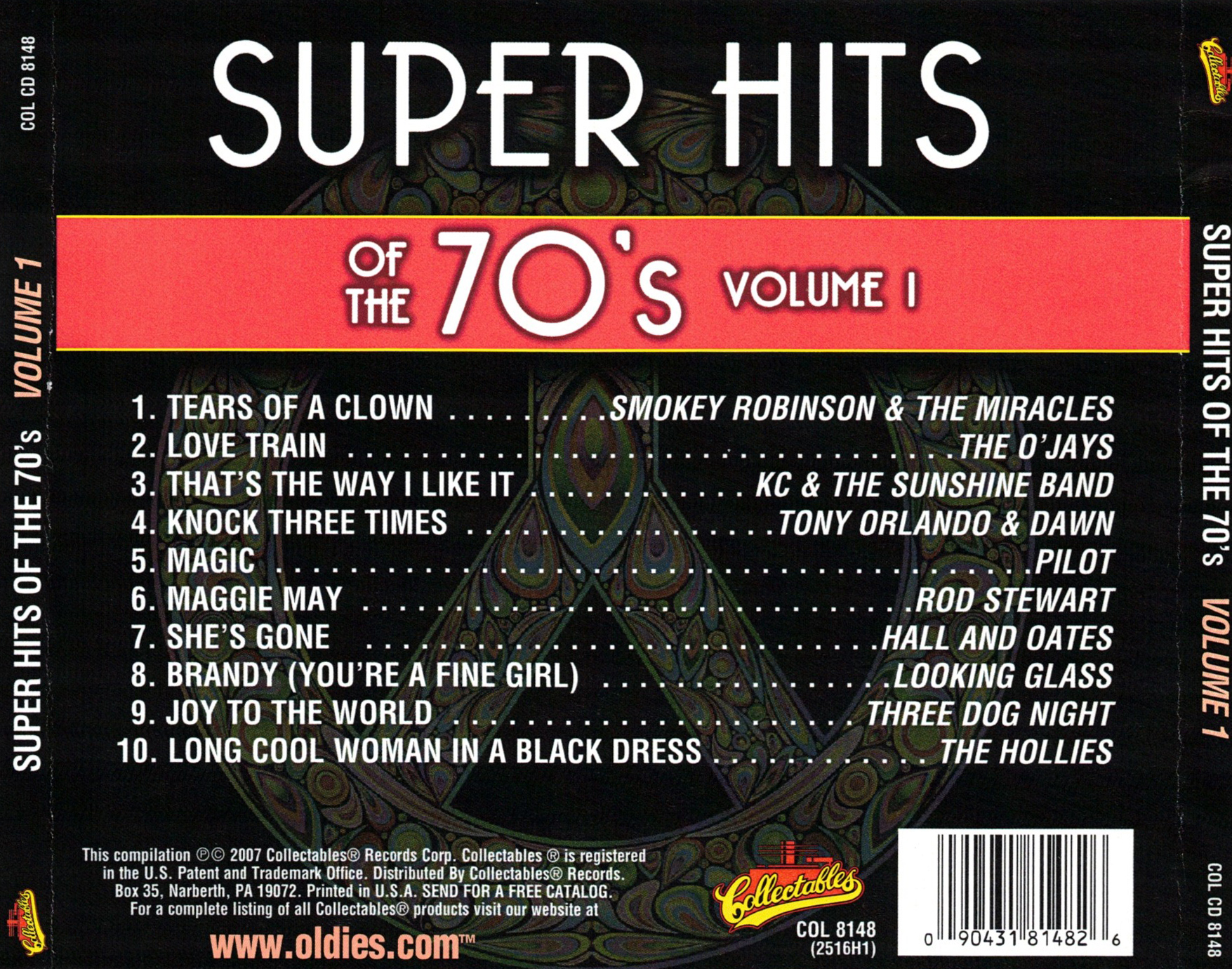 (image for) Super Hits Of The 70's, Volume 1