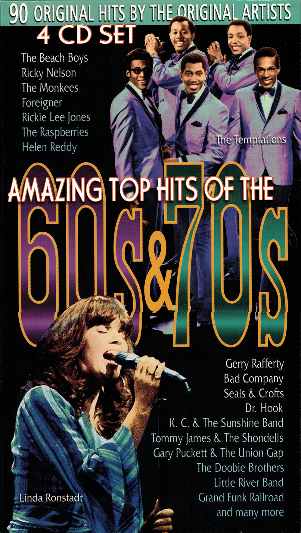 (image for) Amazing Top Hits Of The 60's & 70's (4 CD)