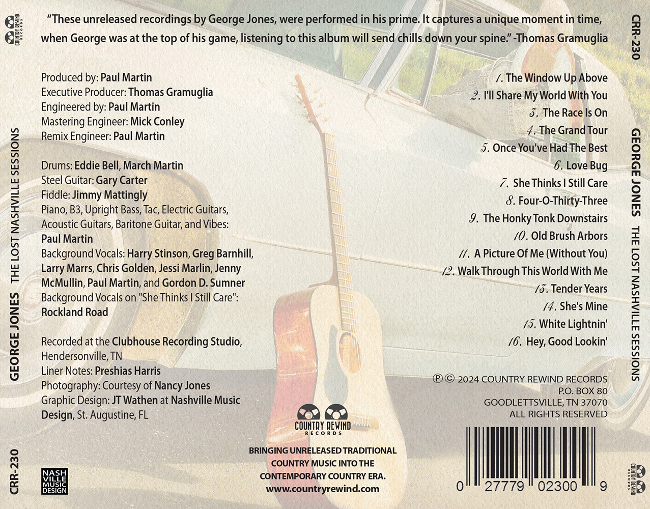 (image for) Lost Nashville Sessions