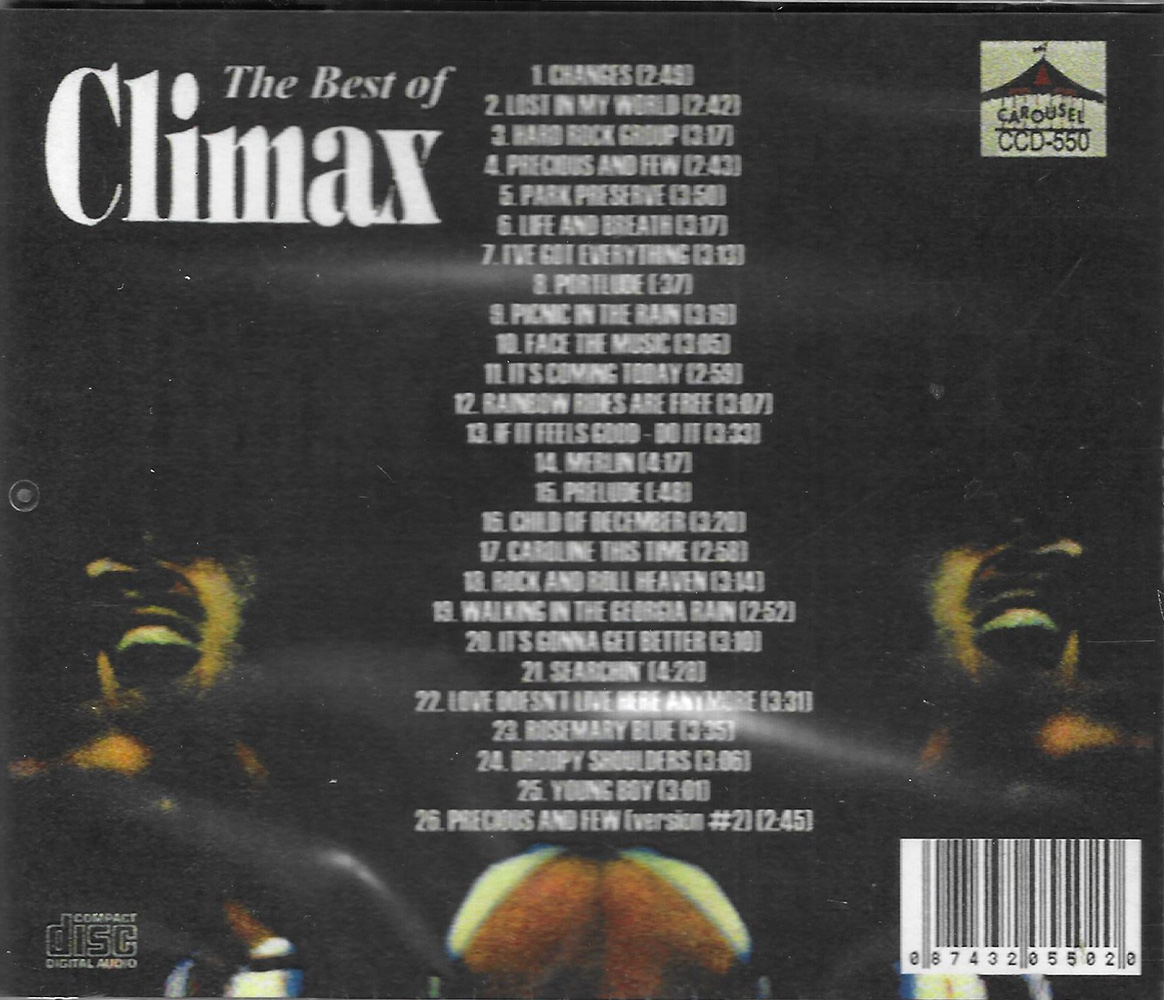 (image for) Precious Few-Best Of Climax Featuring Sonny Geraci
