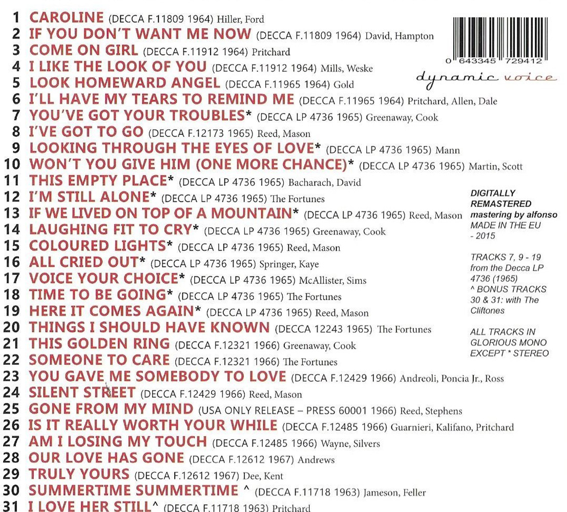 (image for) Complete Decca Singles 1963-1967 And More