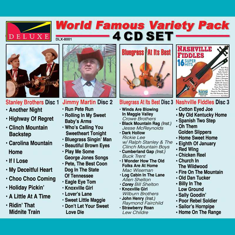 World Famous Variety Pack (4 CD Set) (image for) World Famous Variety Pack (4 CD Set)