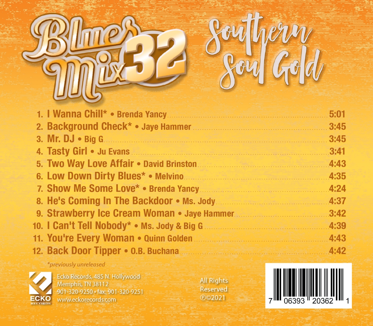 (image for) Blues Mix 32: Southern Soul Gold