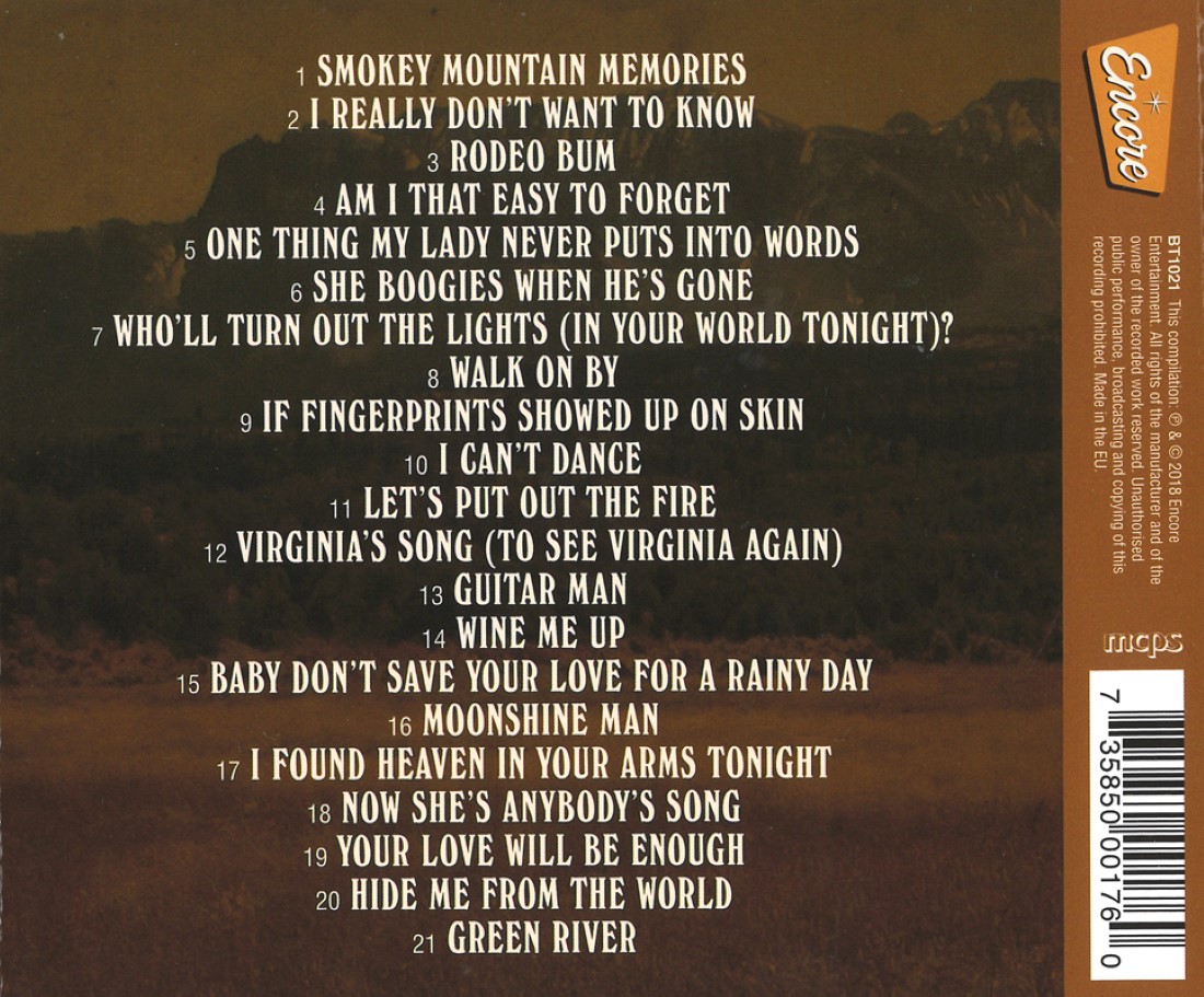 (image for) Smokey Mountain Memories - 21 Massive Tracks