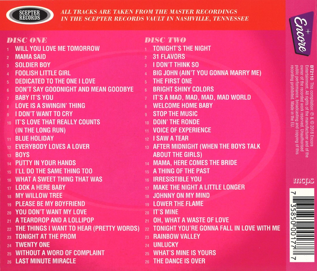 (image for) Will You Love Me Tomorrow - The Original Master Tapes (2 CD)