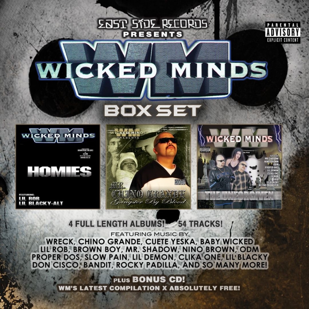 East Side Records Presents Wicked Minds Box Set (3 CD) (image for) East Side Records Presents Wicked Minds Box Set (3 CD)