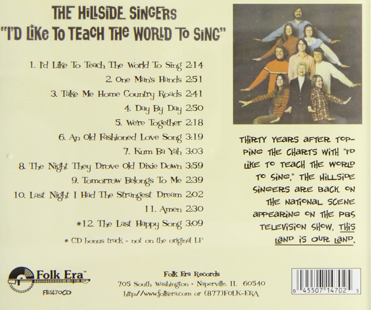 (image for) I'd Like To Teach The World To Sing