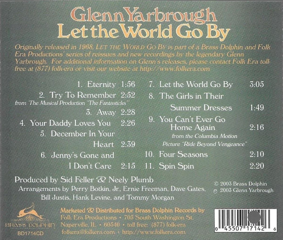 (image for) Let The World Go By