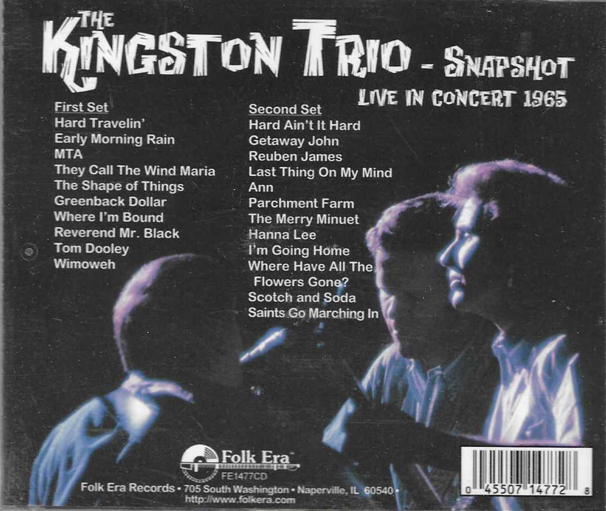 (image for) Snapshot-Live in Concert 1965