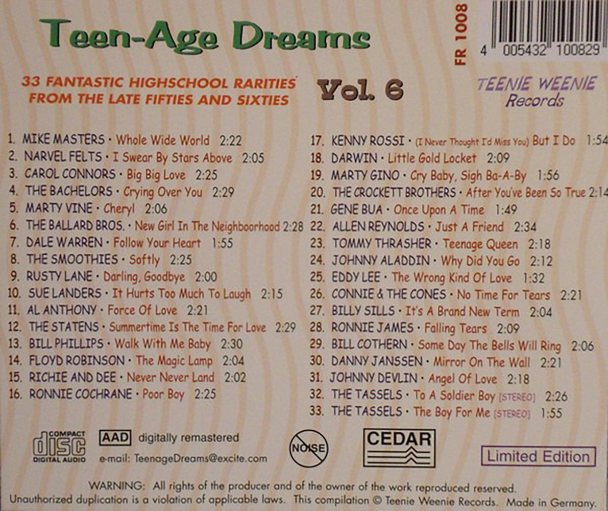 (image for) Teen-Age Dreams, Vol. 6
