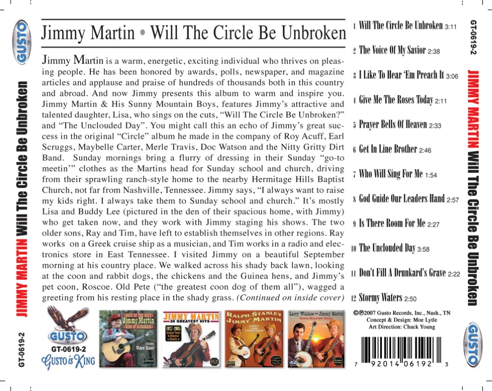 (image for) Will The Circle Be Unbroken