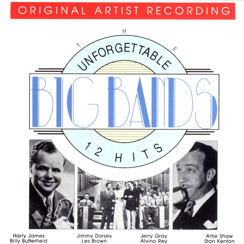 The Unforgettable Big Bands-12 Hits (Cassette) (image for) The Unforgettable Big Bands-12 Hits (Cassette)