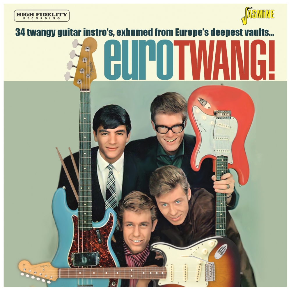 (image for) Eurotwang! 34 European Twangy Guitar Instrumentals