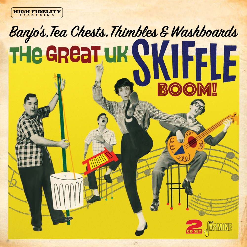 Great UK Skiffle Boom! Banjos, Teachests, Thimbles & Washboards (2 CD) (image for) Great UK Skiffle Boom! Banjos, Teachests, Thimbles & Washboards (2 CD)