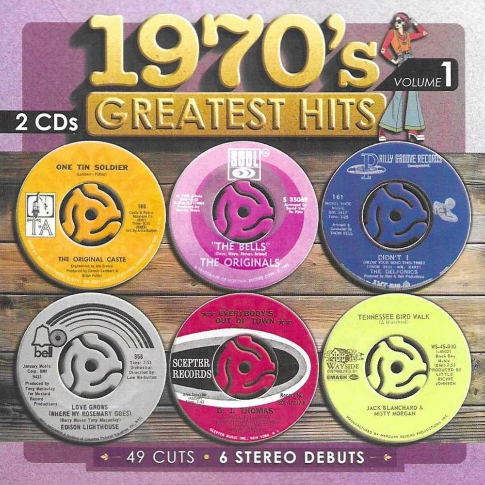 (image for) 1970's Greatest Hits, Vol. 1 - 49 Cuts - 6 Stereo Debuts (2 CD)
