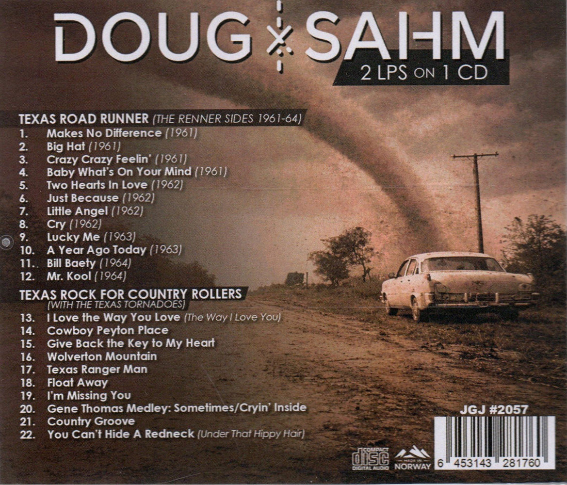 (image for) 2 LPs on 1 CD: Texas Road Runner 1961-64 / Texas Rock For Country Rollers