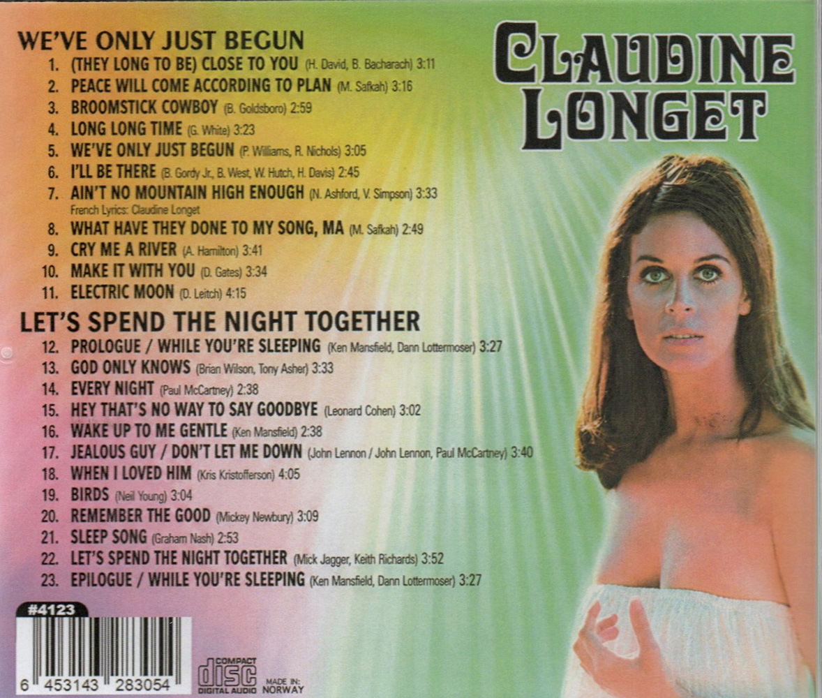 (image for) We've Only Just Begun / Let's Spend The Night Together