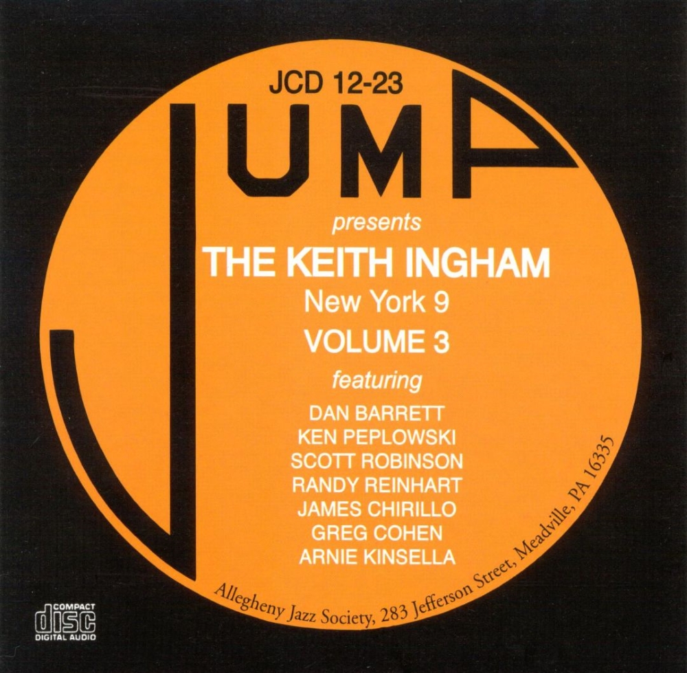 The Keith Ingham New York 9, Volume 3 (image for) The Keith Ingham New York 9, Volume 3