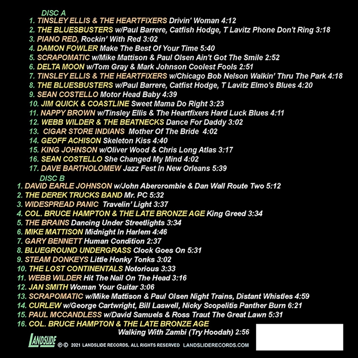(image for) Landslide Records 40th Anniversary (2 CD)