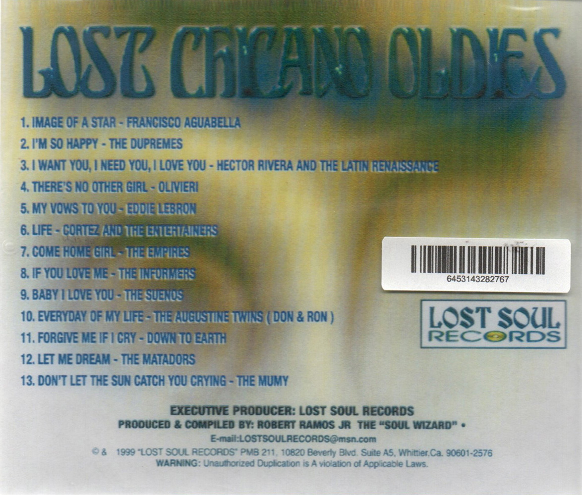 (image for) Lost Chicano Oldies, Vol. 1