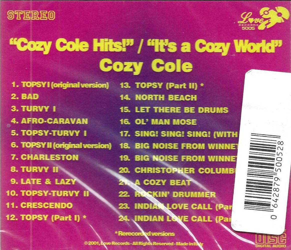 (image for) Cozy Cole Hits! - It's a Cozy World