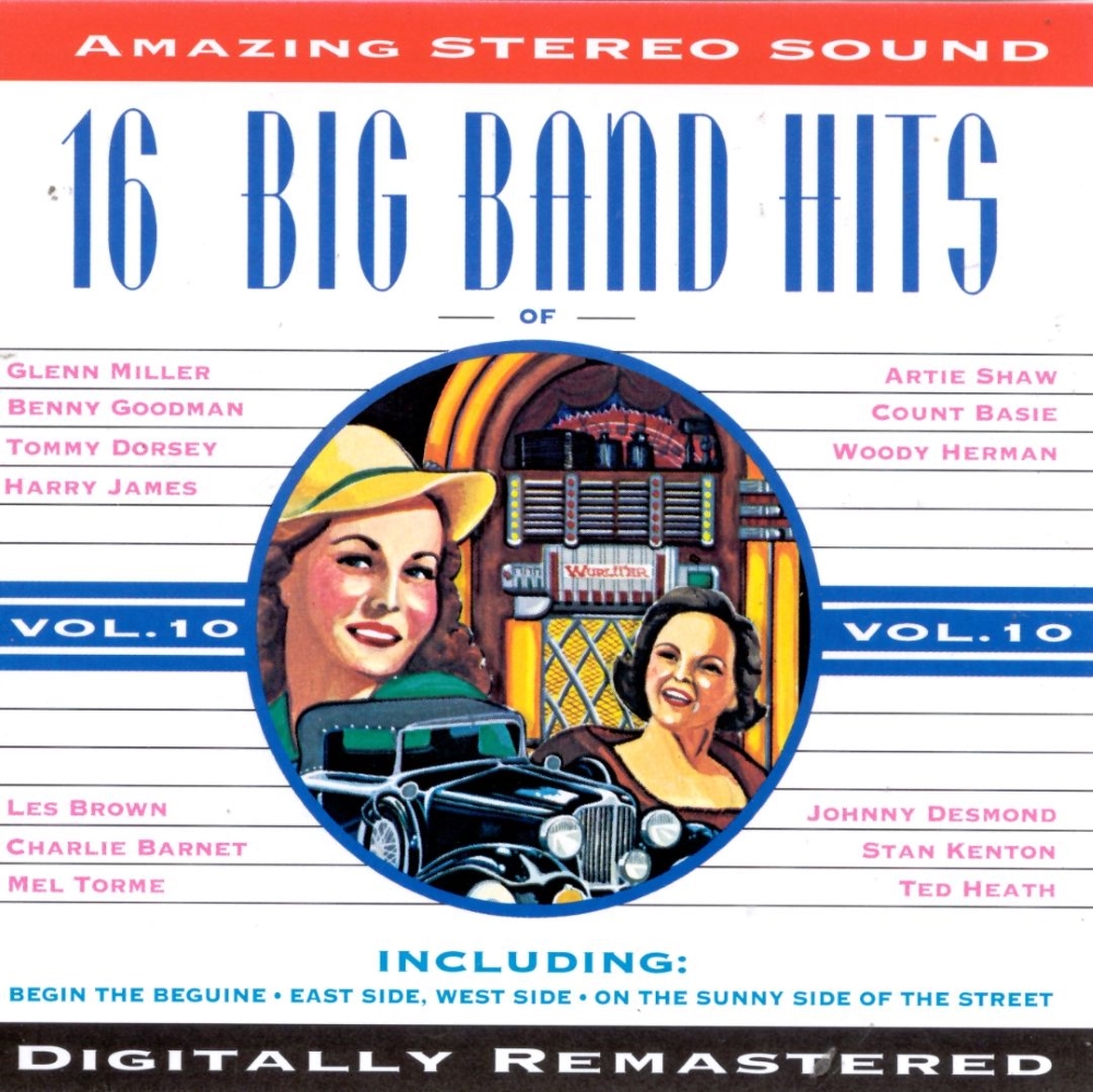 (image for) 16 Big Band Hits, Vol. 10 (Cassette)