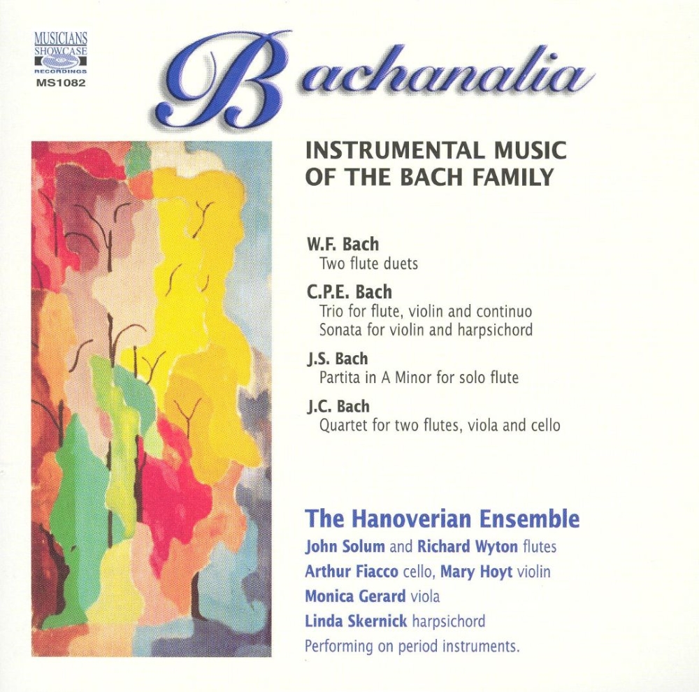 Bachanalia-Instrumental Music Of The Bach Family (image for) Bachanalia-Instrumental Music Of The Bach Family