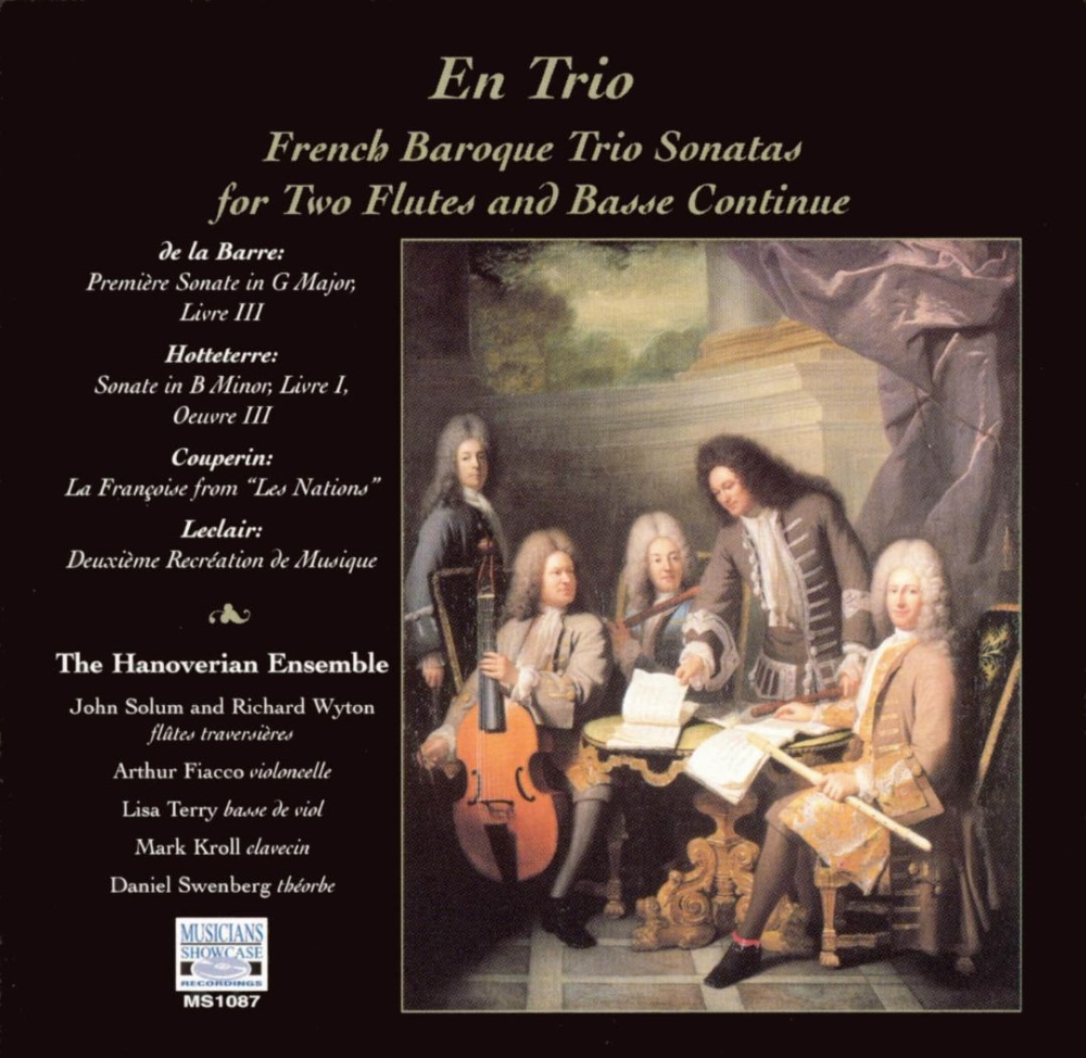 En Trio-French Baroque Trio Sonatas For Two Flutes And Basse Continue (image for) En Trio-French Baroque Trio Sonatas For Two Flutes And Basse Continue
