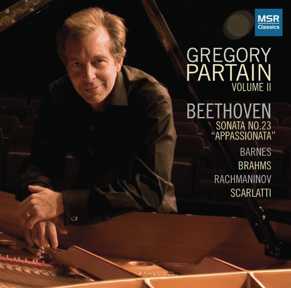 (image for) Gregory Partain, Volume II-Beethoven, Barnes, Brahms, Rachmaninov, Scarlatti
