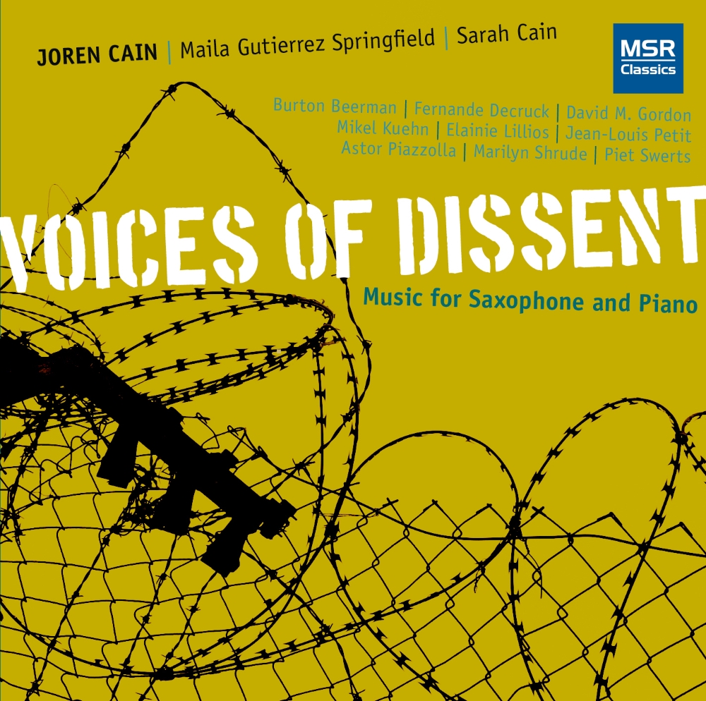 Voices Of Dissent-Music For Saxophone And Piano (image for) Voices Of Dissent-Music For Saxophone And Piano
