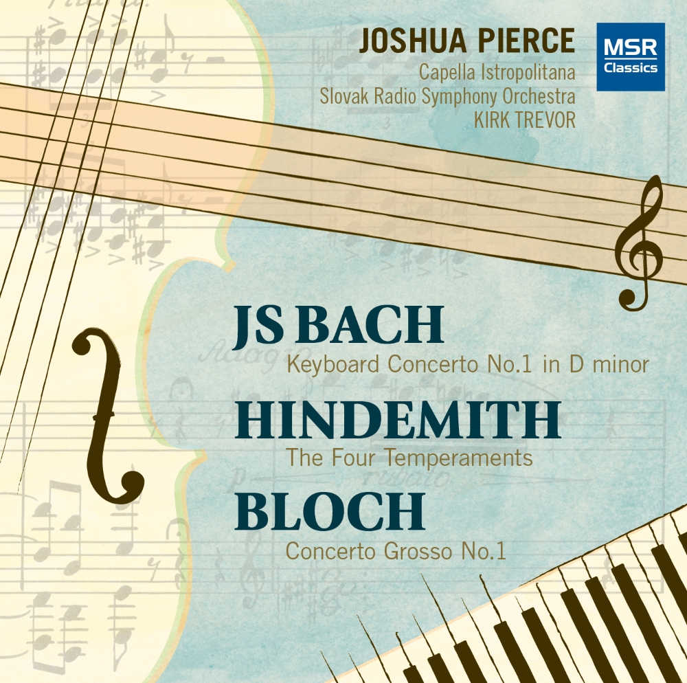 Bach-Concerto No. 1 in D minor; Hindemith-The Four Temperaments; Bloch-Concerto Grosso No. 1 (image for) Bach-Concerto No. 1 in D minor; Hindemith-The Four Temperaments; Bloch-Concerto Grosso No. 1