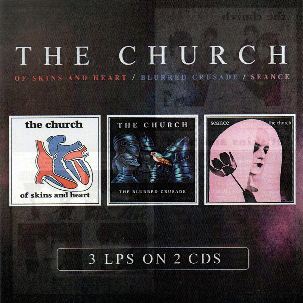 (image for) 3 LPs on 2 CDs: Of Skins & Heart / Blurred Crusade / Seance (2 CD)