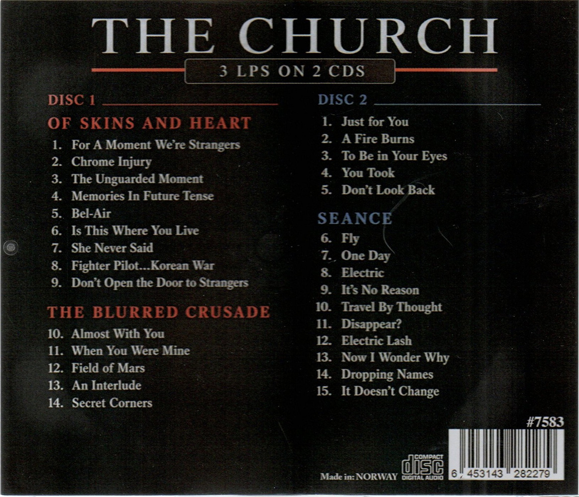 (image for) 3 LPs on 2 CDs: Of Skins & Heart / Blurred Crusade / Seance (2 CD)