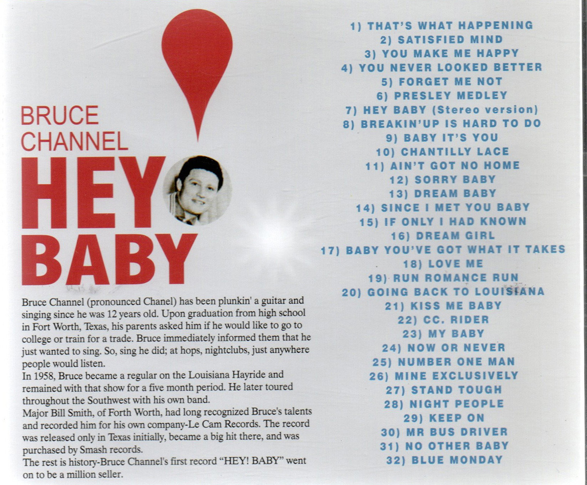 (image for) Hey! Baby: The Ultimate Collection of Bruce Channel