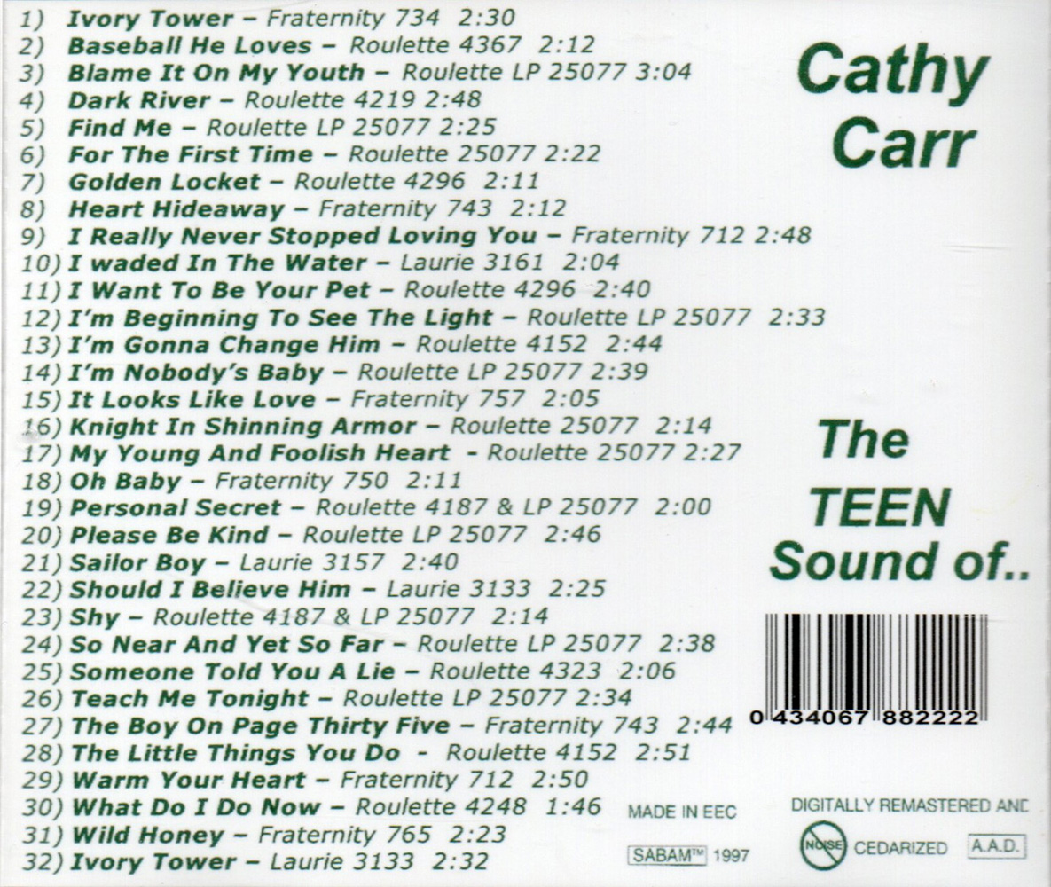 (image for) Teen Sound of Cathy Carr